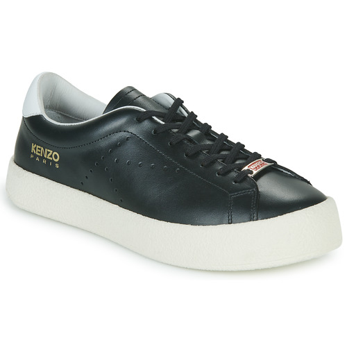 Shoes Men Low top trainers Kenzo KENZOSWING LACE-UP SNEAKERS Black