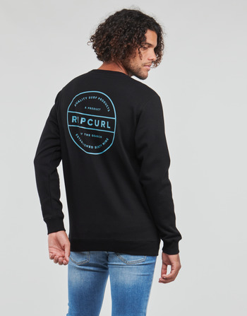 Clothing Men sweaters Rip Curl RE ENTRY CREW Black