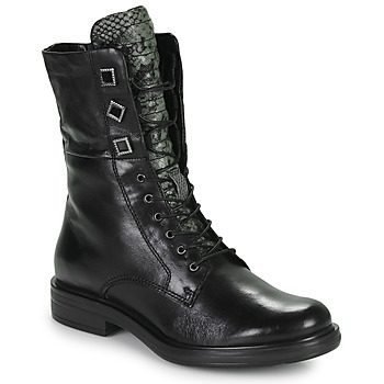 Shoes Women Mid boots Mjus CAFE METAL Black / Python