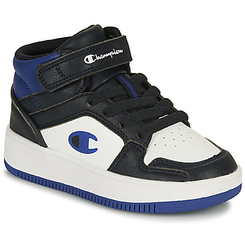 Shoes Boy High top trainers Champion MID CUT REBOUND 2.0 White / Blue