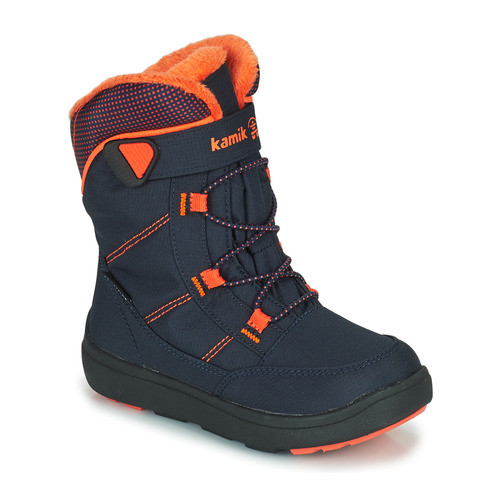 Shoes Children Snow boots KAMIK STANCE 2 Marine / Orange