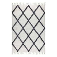 Home Carpets Conceptum 0500E  - White, Anthracite (120 x 180) White anthracite