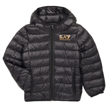 Clothing Boy Duffel coats Emporio Armani EA7 8NBB05-BN29Z-0200 Black