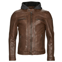 Clothing Men Leather jackets / Imitation le Oakwood DRINK Brown