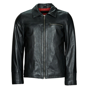 Clothing Men Leather jackets / Imitation le Oakwood CRAWFORD Black
