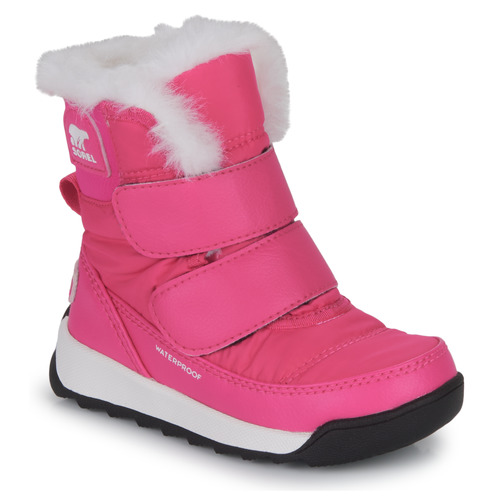 Shoes Girl Snow boots Sorel CHILDRENS WHITNEY II STRAP WP Pink