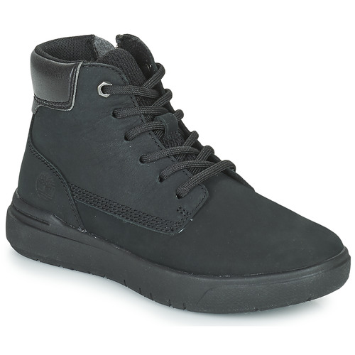 Timberland Seneca Bay 6In Side top Free High Spartoo Shoes trainers Zip | delivery ! - - Black Child NET