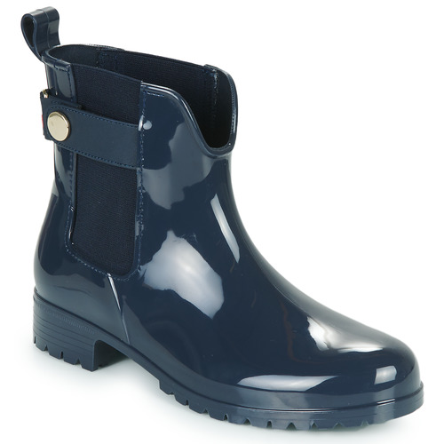 wenkbrauw voering Kamer Tommy Hilfiger Ankle Rainboot With Metal Detail Marine - Free delivery |  Spartoo NET ! - Shoes Wellington boots Women USD/$83.20