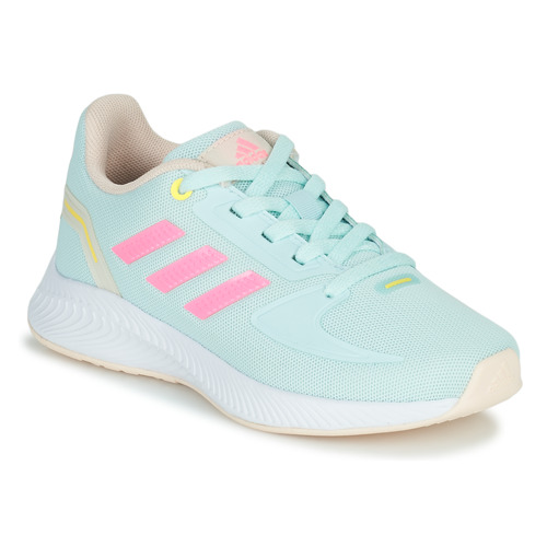 adidas RUNFALCON 2.0 K Turquoise / Pink - Free delivery | Spartoo NET ! Shoes Running-shoes Women USD/$35.20