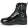 Shoes Girl Mid boots MICHAEL Michael Kors HASKELL Black / Varnish