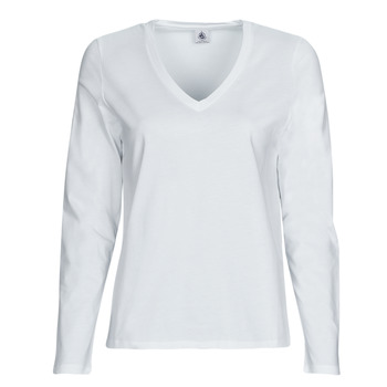 material Women Long sleeved shirts Petit Bateau  White