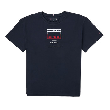material Boy short-sleeved t-shirts Tommy Hilfiger KB0KB07598-DW5 Marine