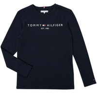Clothing Boy Long sleeved shirts Tommy Hilfiger KS0KS00202-DW5 Marine