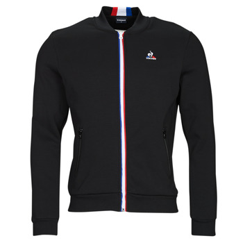 material Men Jackets Le Coq Sportif TRI FZ SWEAT N 1 Black