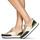 Shoes Women Low top trainers Only ONLSAHEL-11 PU SNEAKER Black / Beige