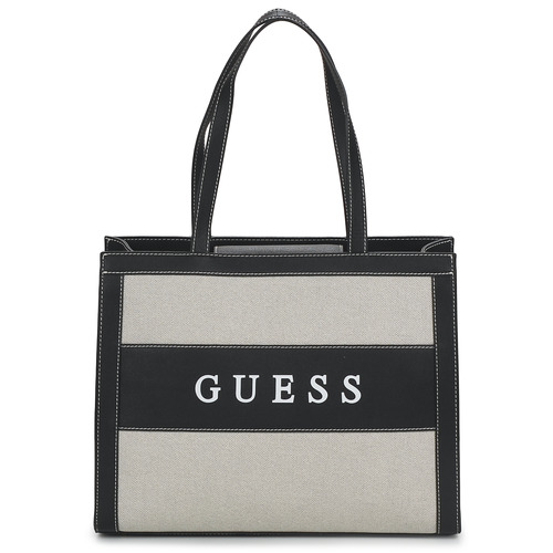 Bags Women Shopper bags Guess MONIQUE WB Black / Beige