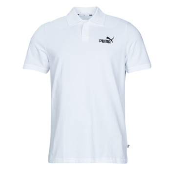 material Men short-sleeved polo shirts Puma ESS LOGO PIQUE POLO White