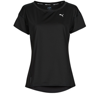 material Women short-sleeved t-shirts Puma TRAIN FAVORITE Black