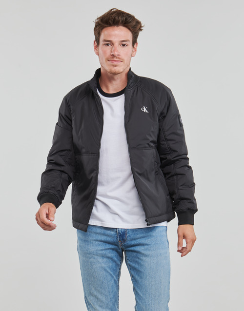 Klein Jeans PADDED JACKET Black - Free delivery | Spartoo NET ! - Clothing Blouses Men USD/$132.00