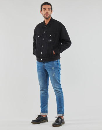 Calvin Klein Jeans GENDERLESS PADDED DENIM JACKET Black