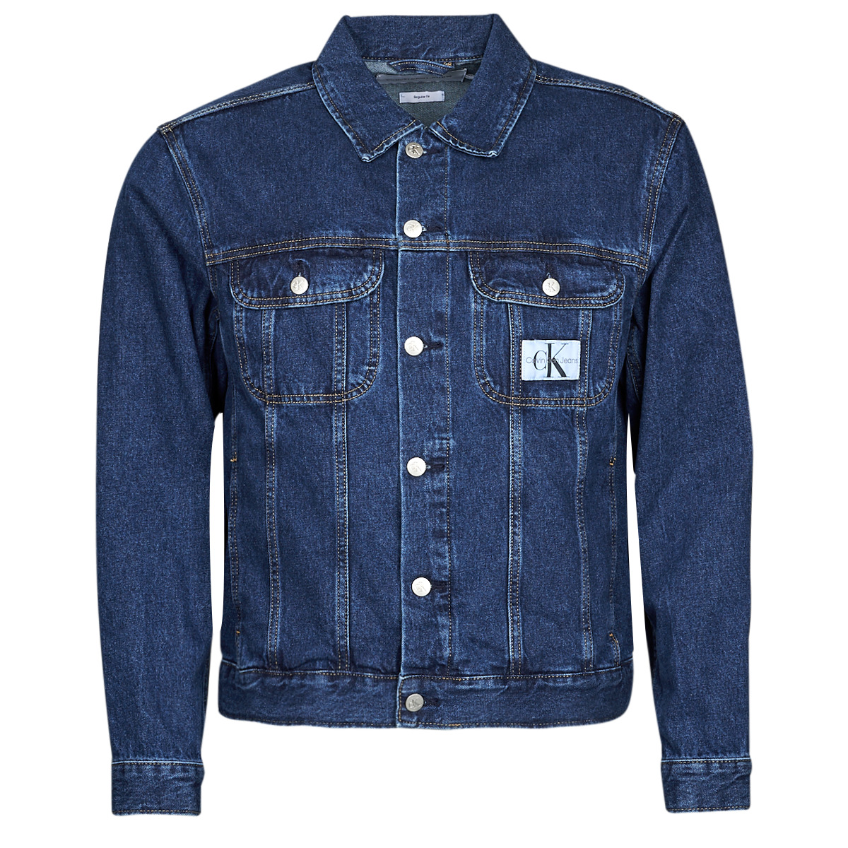 Calvin Klein Jeans Petite Basic Denim Trucker Jacket - Macy's