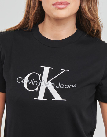 Calvin Klein Jeans CORE MONOGRAM REGULAR TEE Black