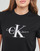 Clothing Women short-sleeved t-shirts Calvin Klein Jeans CORE MONOGRAM REGULAR TEE Black