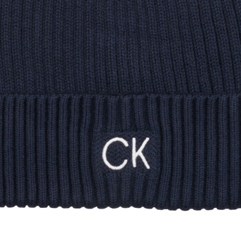 Calvin Klein Jeans CLASSIC COTTON RIB BEANIE Marine