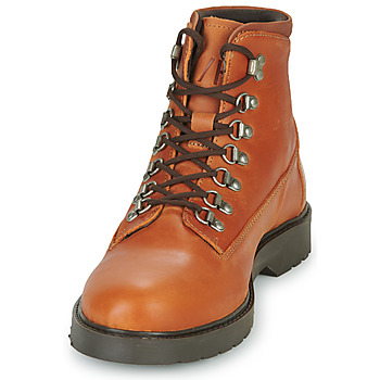 Selected SLHMADS LEATHER BOOT Cognac