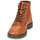 Shoes Men Mid boots Selected SLHMADS LEATHER BOOT Cognac