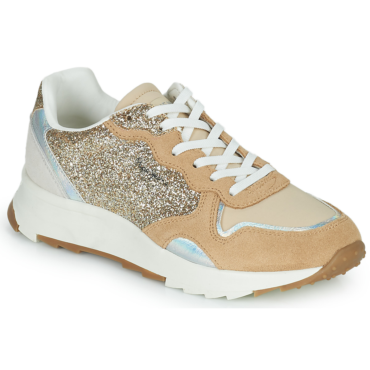 Shoes Women Low top trainers Pepe jeans JOY STAR GLAM Beige