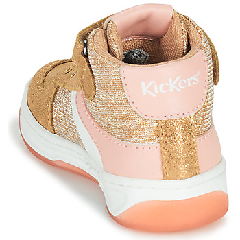 Kickers KICKALIEN Beige / Gold / Pink