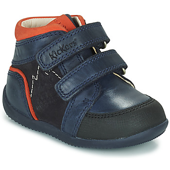 Shoes Boy Mid boots Kickers BIKRO MOUNTAIN Blue