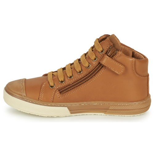 Shoes Boy High top trainers Bisgaard HOLGER Brown NG7813