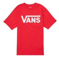 material Children short-sleeved t-shirts Vans BY VANS CLASSIC Red