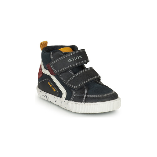 Geox B KILWI BOY C Black - Free delivery | Spartoo ! Shoes High top trainers Child USD/$52.00