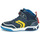 Shoes Boy High top trainers Geox J INEK BOY A Blue / Red