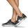 Shoes Women Low top trainers Philippe Model PARISX LOW WOMAN Black / Glitter / Leop