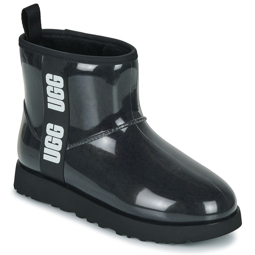 Shoes Women Mid boots UGG W CLASSIC CLEAR MINI Black