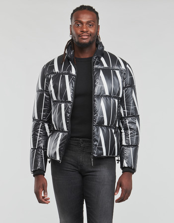 Clothing Men Duffel coats Armani Exchange 8NZBP8-ZNULZ Black / White