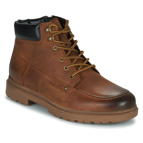 Shoes Men Mid boots Geox U ANDALO B Brown