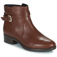 Shoes Women Ankle boots Geox D FELICITY E Brown