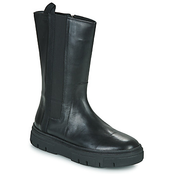 Shoes Women Mid boots Geox D ISOTTE F Black