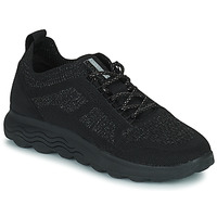 Shoes Women Low top trainers Geox D SPHERICA A Black
