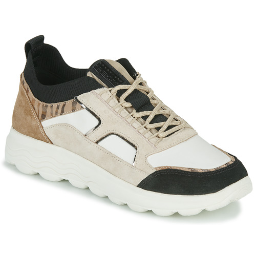 Wild Enzovoorts Grens Geox D SPHERICA C Beige - Free delivery | Spartoo NET ! - Shoes Low top  trainers Women USD/$105.60