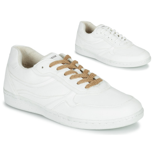 Geox U WARRENS A White - Free delivery | Spartoo ! - Shoes Low trainers Men