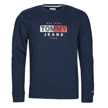 material Men sweaters Tommy Jeans TJM ENTRY FLAG CREW Marine
