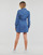 Clothing Women Short Dresses Tommy Jeans TJW DENIM RUCHE DRESS Blue