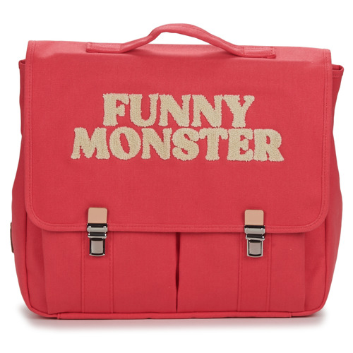 Bags Girl Satchels Jojo Factory CARTABLE UNIE PINK FUNNY MONSTER Pink