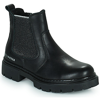 Shoes Girl Mid boots Bullboxer AJS502BKSV Black